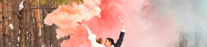 Fumigène ou feu d&#39;artifice pour un mariage ?