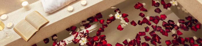 Comment faire un bain de pétales de rose ?
