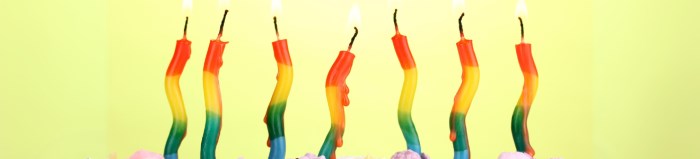 Trouver des bougies d'anniversaires originales de couleur ou magiques