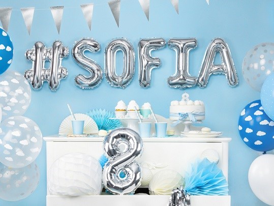 Ballon chiffre : indispensable de la decoration anniversaire