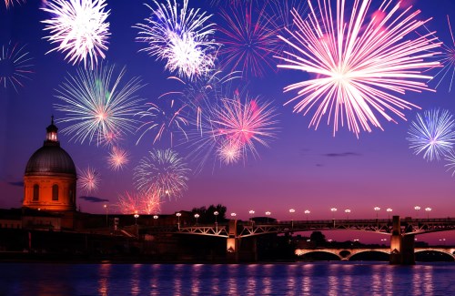 Où voir des feux d'artifice sur Toulouse ?
