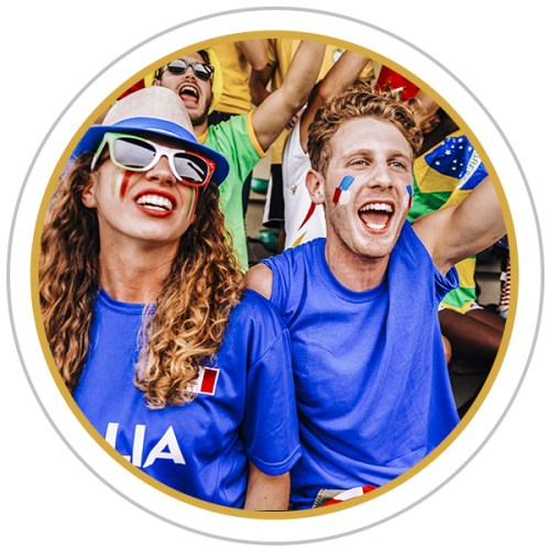 Le kit parfait du supporter pour la coupe du monde.