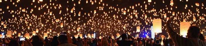 Les lanternes célestes à travers le monde