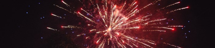 Feu d’artifice pour mariage
