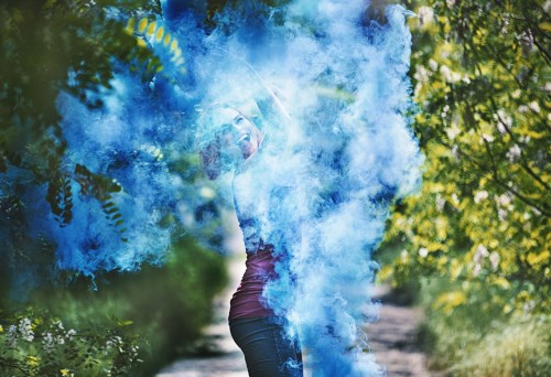 Quand faut-il utiliser des fumigènes bleus ?