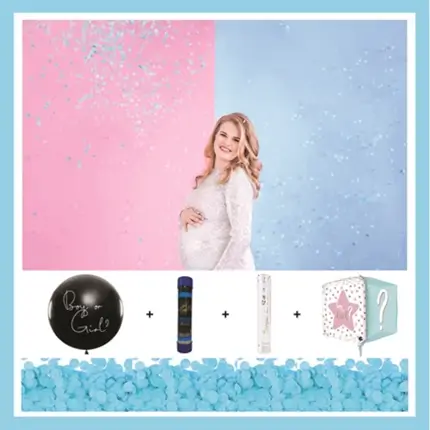 Kit Gender Reveal Garçon