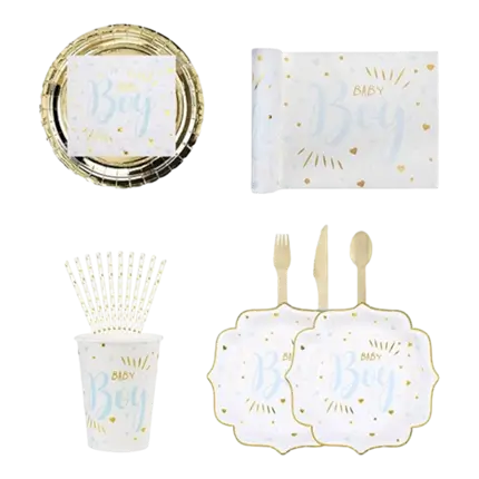 Pack "Baby Boy" - 10 personnes 