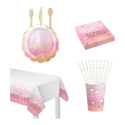 Pack "Oh Baby Girl" - 16 personnes 