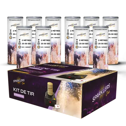 Pack Pro complet (8 stations +10 jets de scène 2M 25/30sec ) 