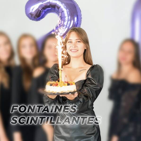 Lot de 1 440 Fontaines Scintillantes - 60 secondes