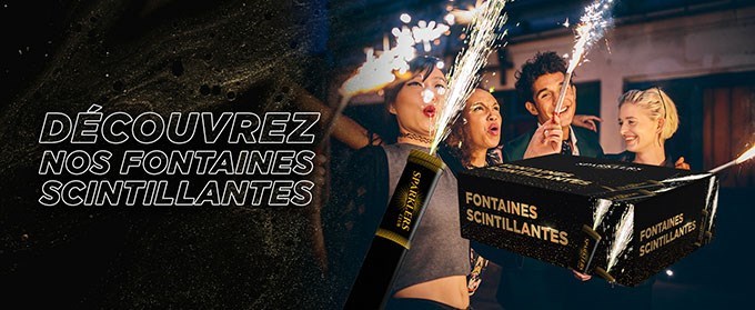 4800 Fontaines scintillantes à 0,269€HT/pièce