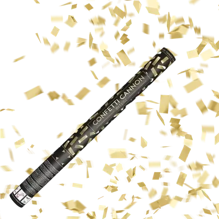 Canons à confettis 60 CM Gold