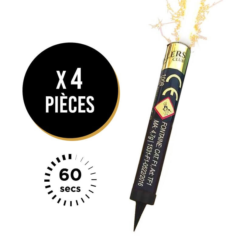 Fontaines A Gateau A 0 50 Ht Piece 60 Secondes Sparklers Club
