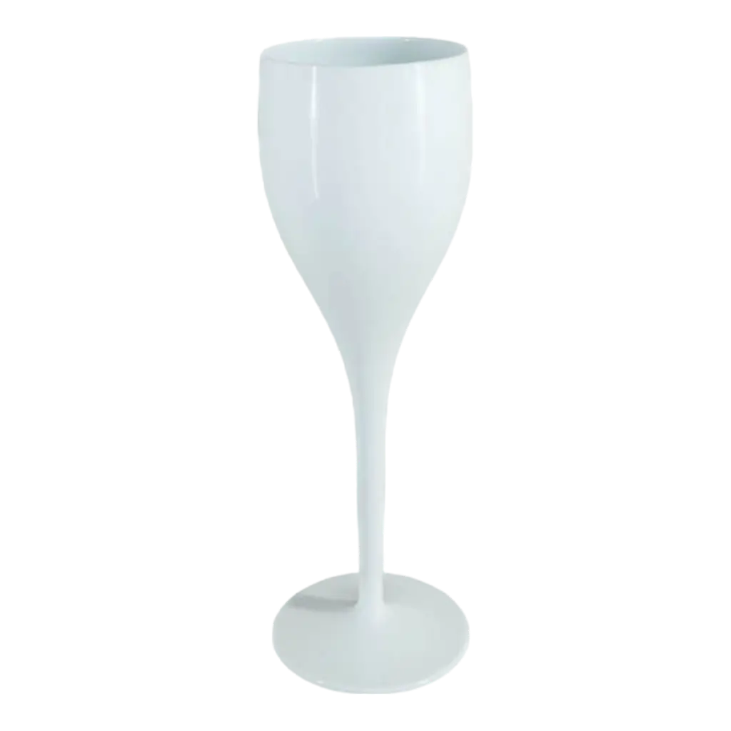 Flute de champagne blanche 17cl