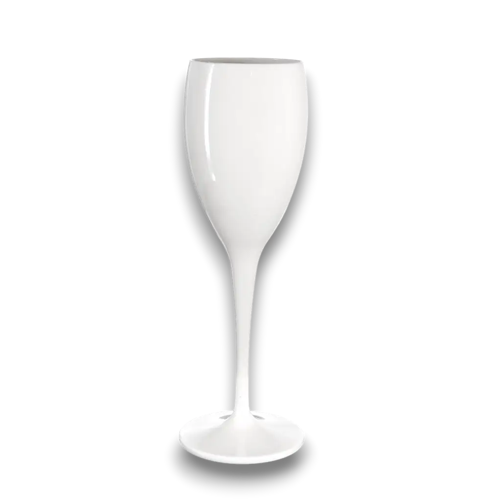 Flute de champagne blanche 17cl