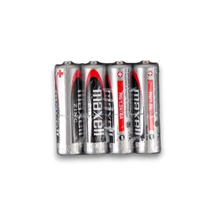 Lot de 4 piles AA R6 1,5V