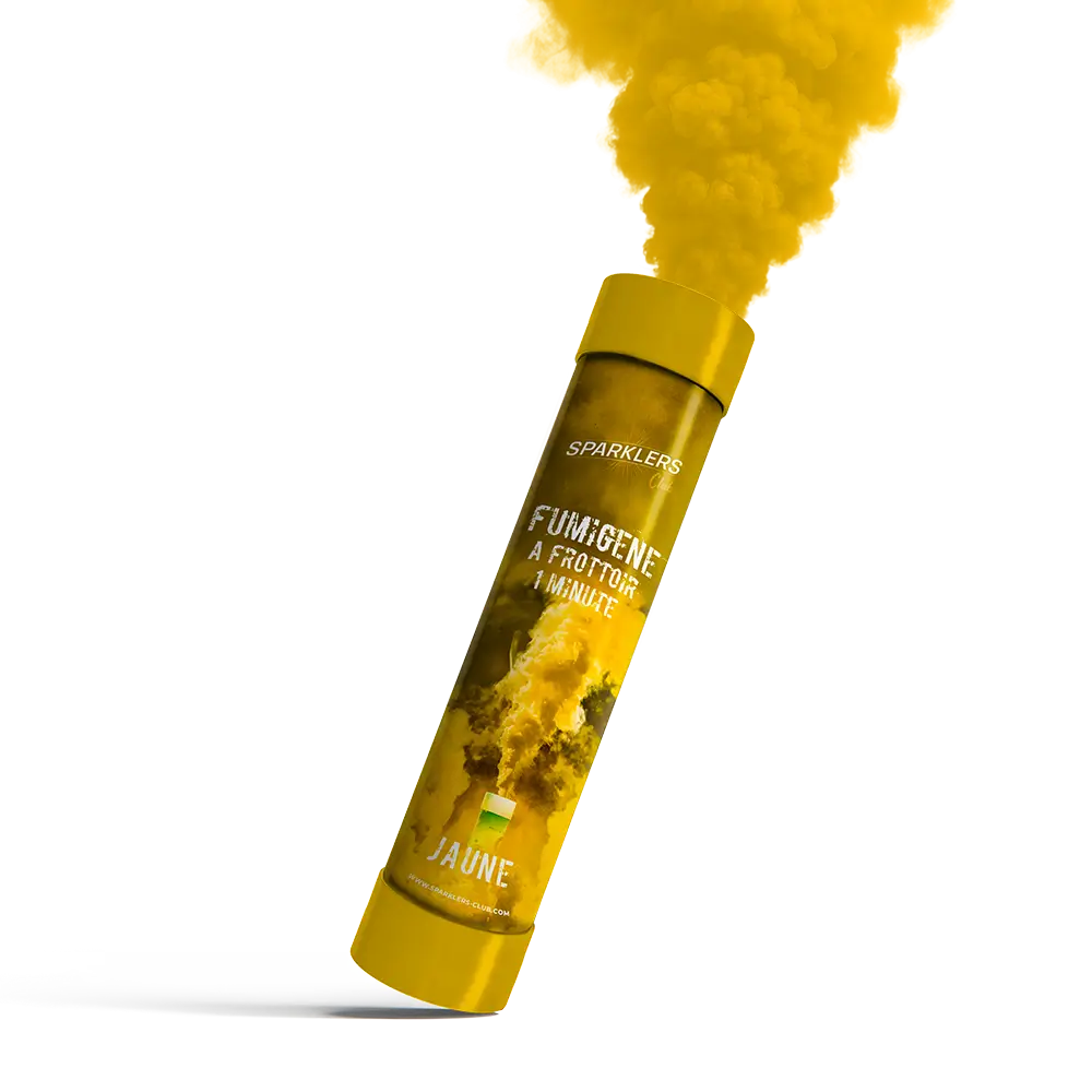 Fumigène à main 1 minute jaune 