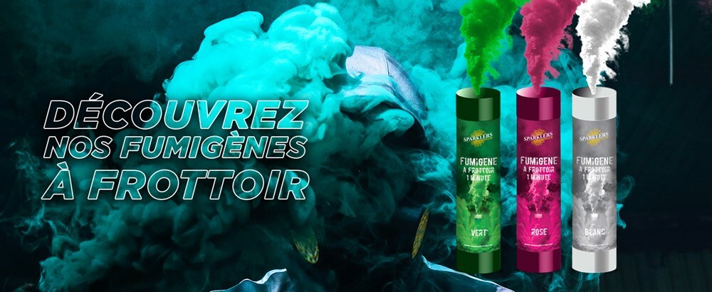 Fumigène à main 1 minute jaune