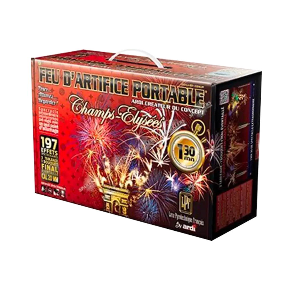 FEU D’ARTIFICE PORTABLE® LUXE PYROTHECNIQUE - 1 MIN 30