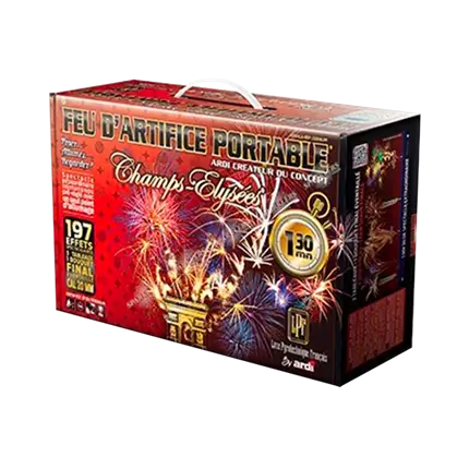 FEU D’ARTIFICE PORTABLE® LUXE PYROTHECNIQUE - 1 MIN 30