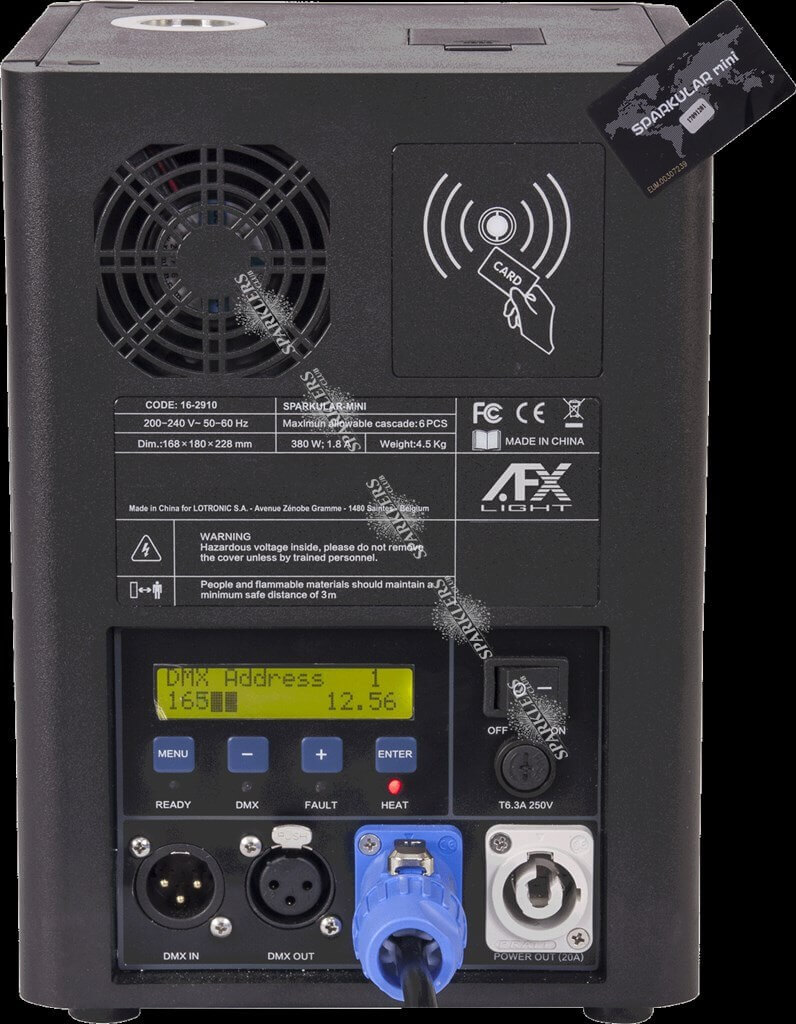 Cold Spark Dmx Macchina Pirotecnica A Freddo D-MX - Effetto Scintille Bianche Per Feste, Matrimoni, Eventi, 530W Cold Spark Machine - Foto 11