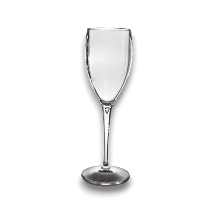 Flute à champagne transparente 17cl