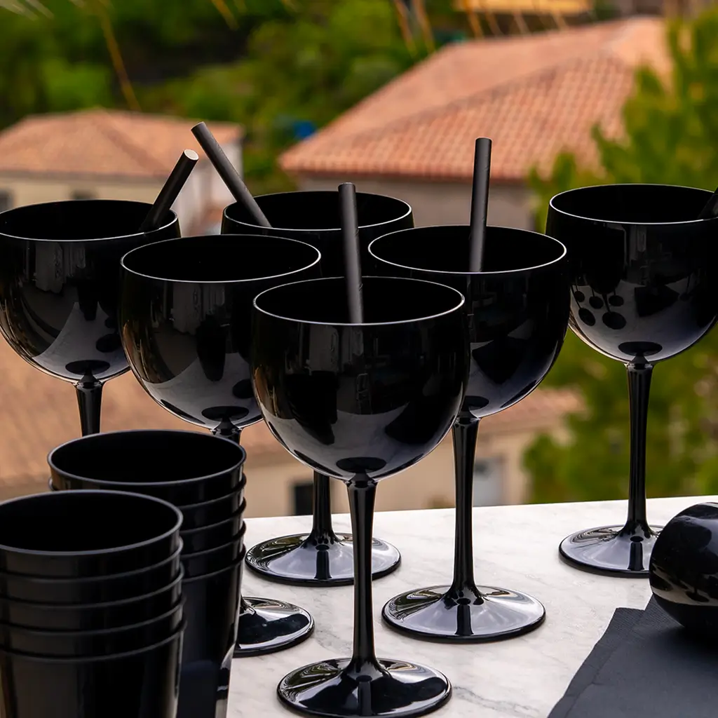 Verre Piscine Noir 40cl