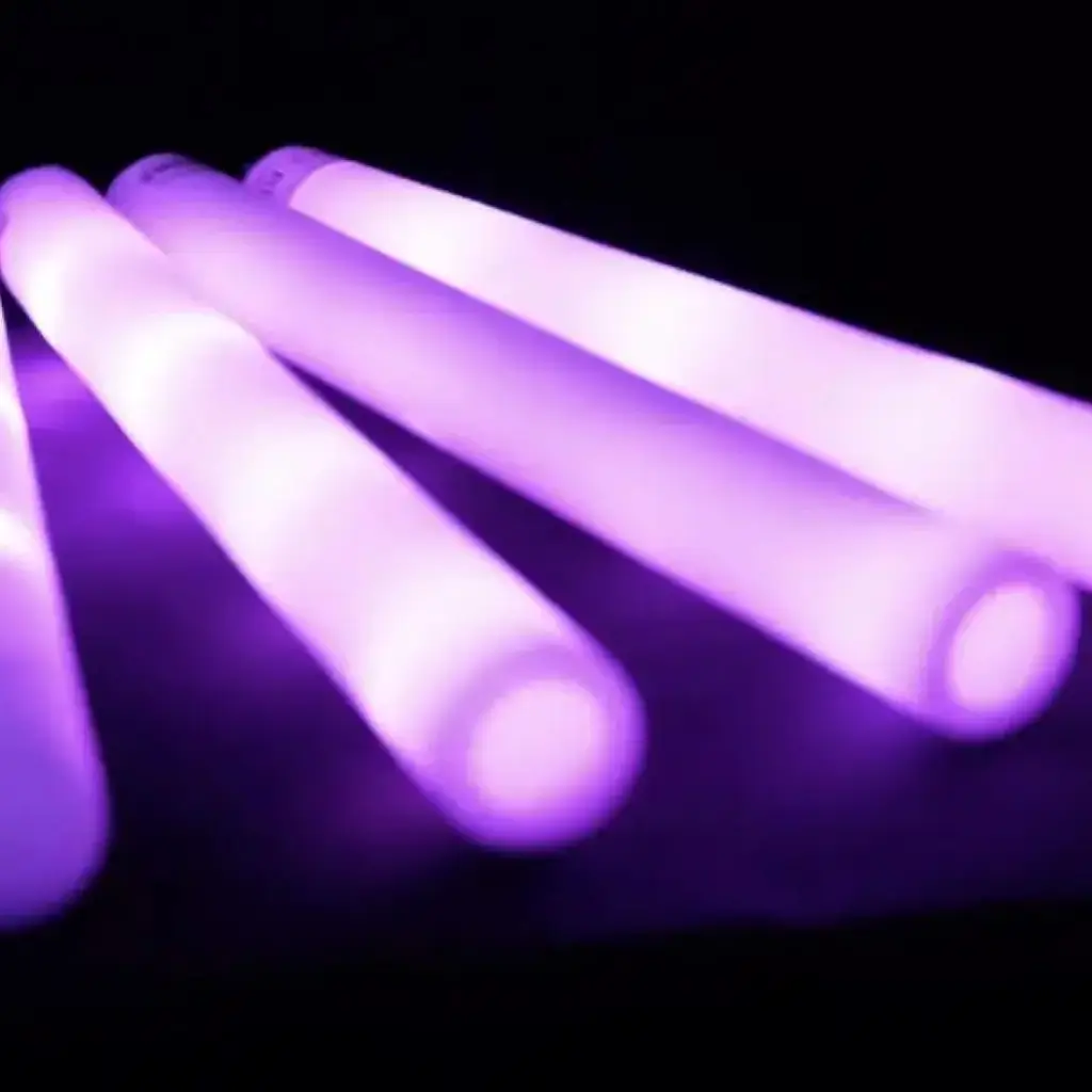 Barras luminosas de espuma para boda, palos de espuma con luz LED
