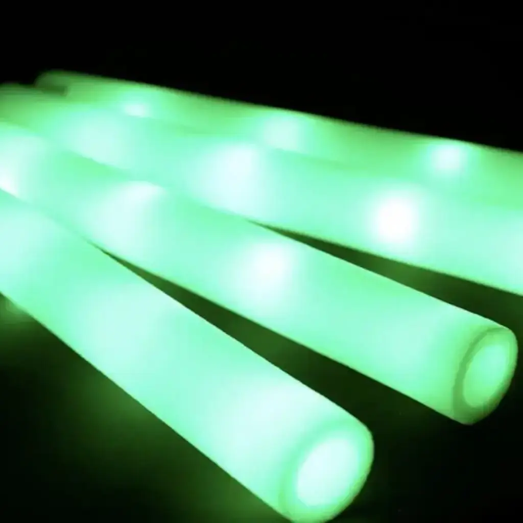 Palo de luz LED verde - Sparklers Club