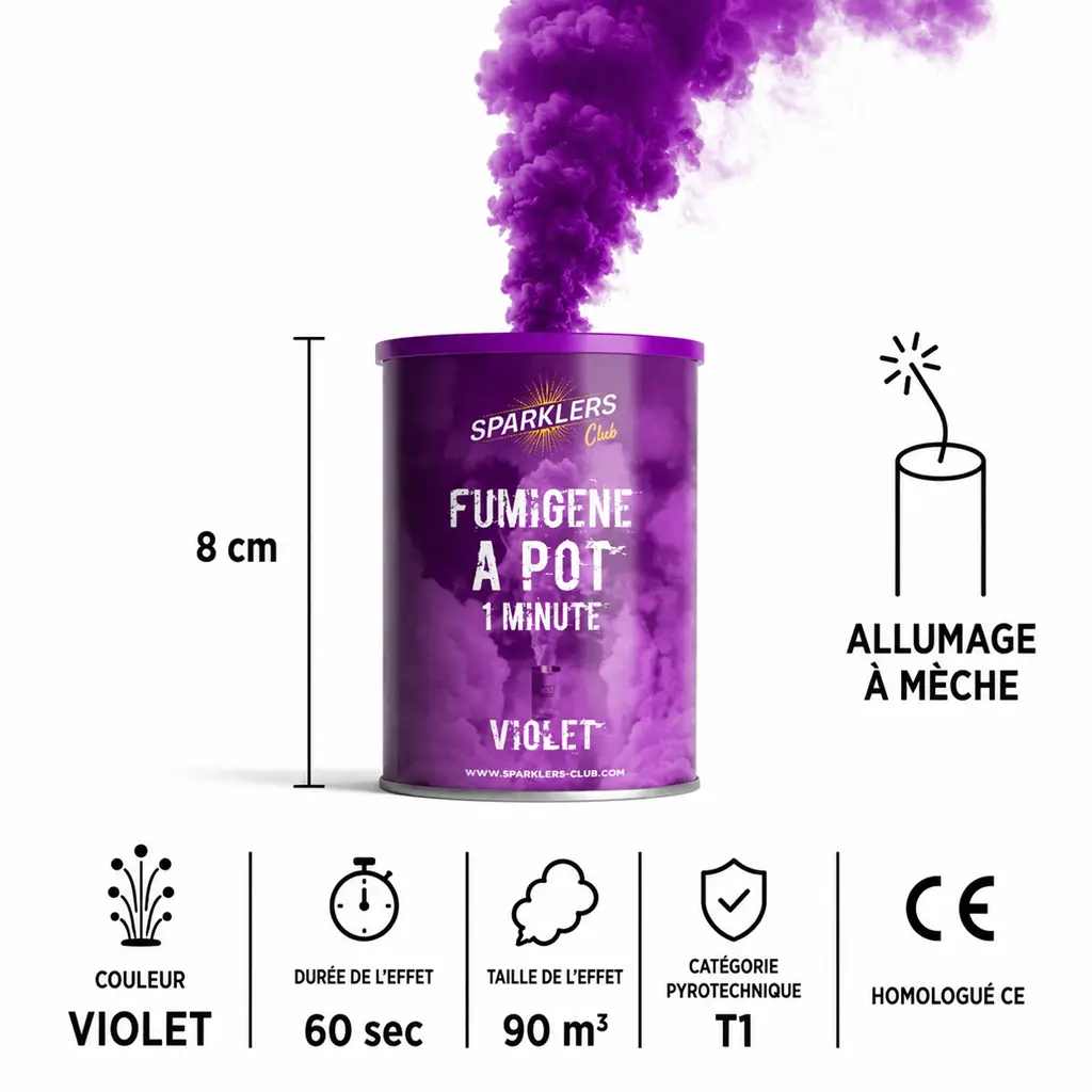 fumigène-violet