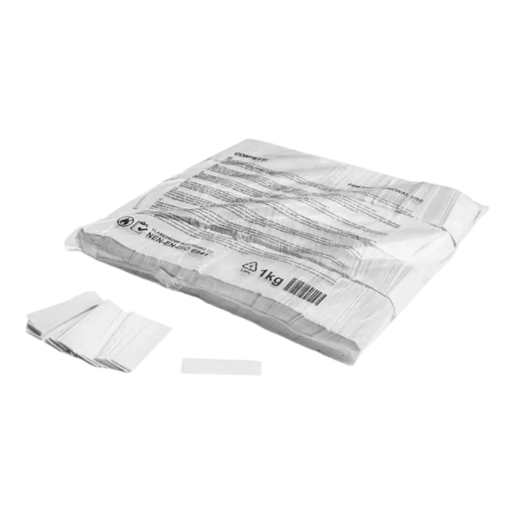 Sac 1KG confettis blanc