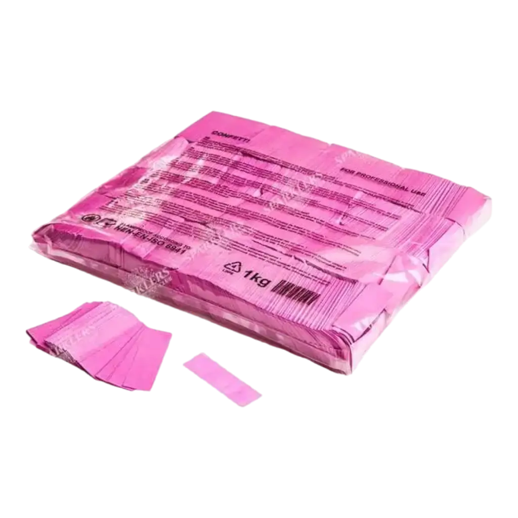 Sac 1KG confettis rose