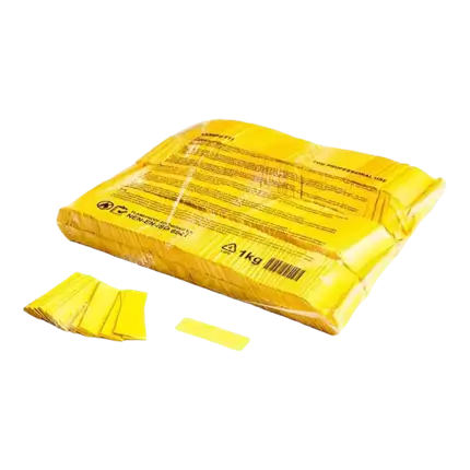 Sac 1KG confettis jaune