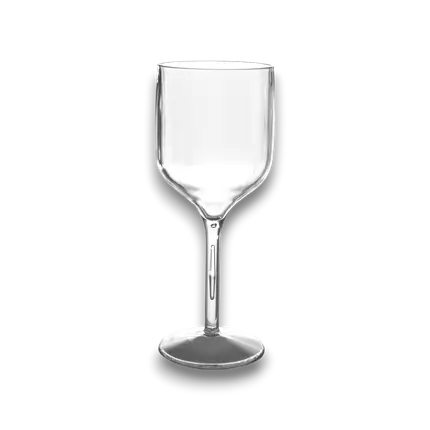 Verre cocktail plastique Incassable 35 cl effet givré 6 unités