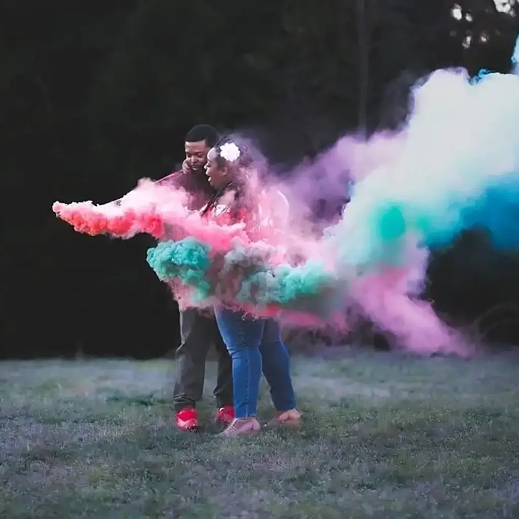 Fumigène à mains 45 secondes rouge 