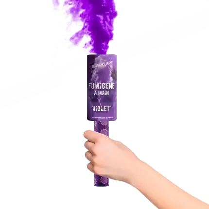 Fumigène à mains 45 secondes violet 