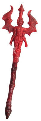 Trident en plastique Rouge
