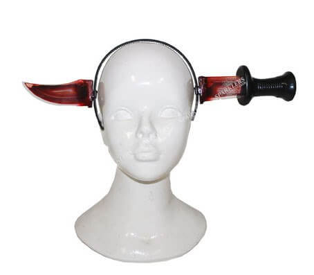 Serre-tête couteau ensanglanté 40cm