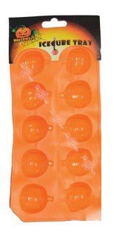 Bac à glaçons motif citrouille Orange