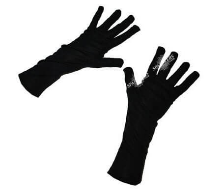 Paire de gants noirs