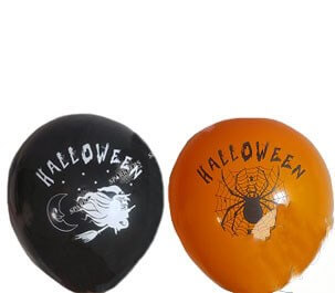 Lot de 5 Ballons latex halloween