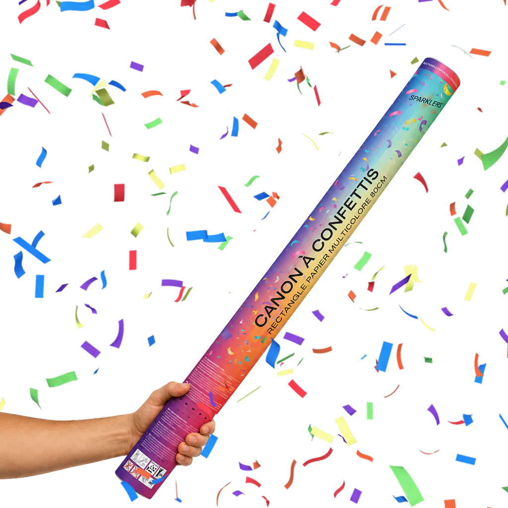 Canons à confettis 80 CM Mix