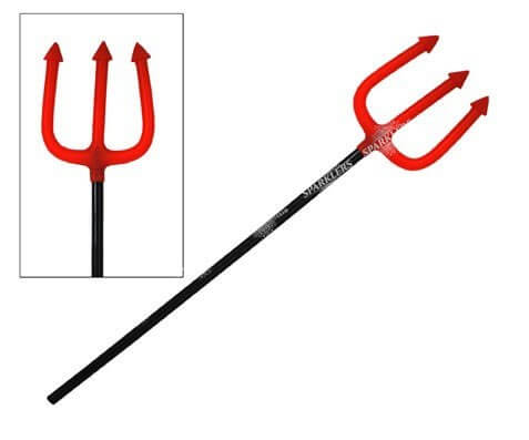  Trident rouge et noir 58cm