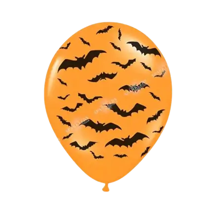 Lot 50 Ballons Halloween Chauve souris