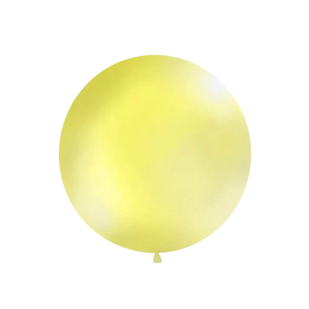 Ballon géant 100cm Jaune 