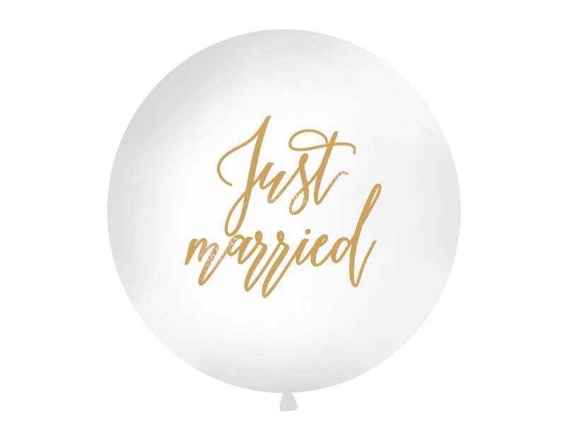 Ballon Géant 100cm Just Married