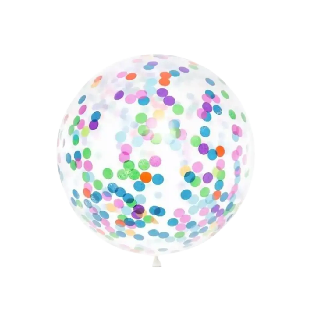 Ballons Confettis Géant 100cm