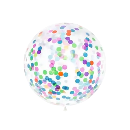 Ballons Confettis Géant 100cm