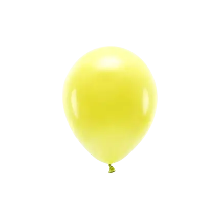 Lot de 100 Ballons de Baudruche Biodégradable Jaunes