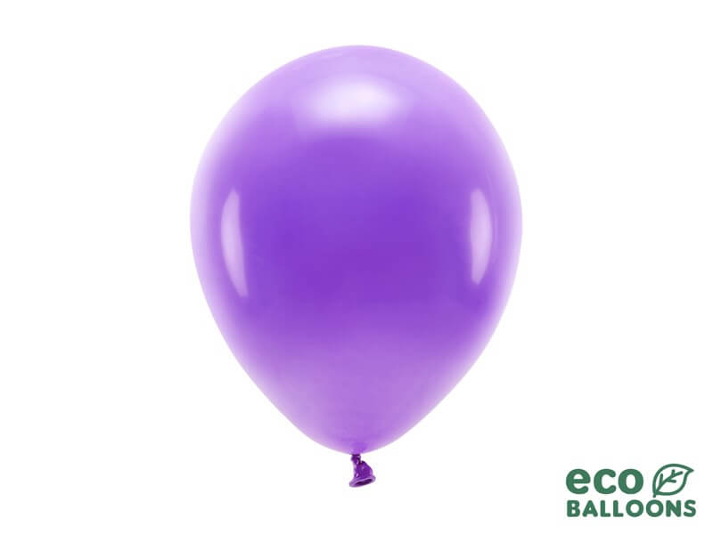 Lot de 100 Ballons de Baudruche Biodégradable Violets